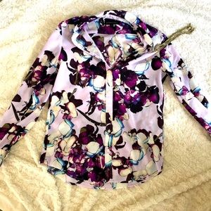 Dillon Fit Banana Republic Floral Blouse